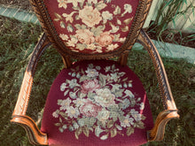 18th Century French Armchair Fauteuil Louis XV-XIV Tapestry Needlepoint