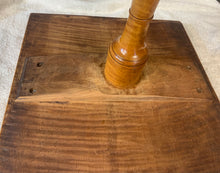 1750 Tiger Maple Candle Stand Federal Furniture