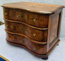 Circa 1725 Petitie Antique Country French Jewelry Chest of Drawers Commode