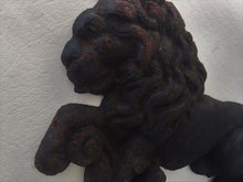 1795 Iron Lion Antique Folk Art Door Stop Bookend