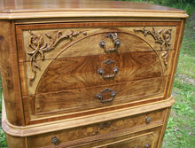 Marquetry Masterpiece Antique Furniture Chest Drawers Dresser French Provincial